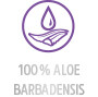 100% aloe barbadensis